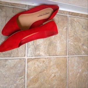 Christian Siriano red Flats